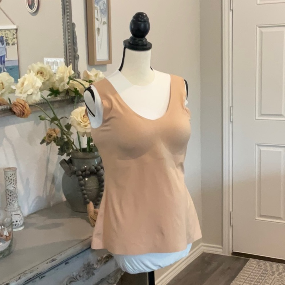 Knix Tan Sleeveless Fitted Shapewear Tank